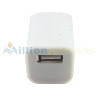 USB AC Power Adapter Wall Charger Plug for Apple iPhone 4 4S iPod Fast