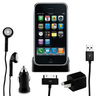 iPhone/iPod Power Bundle Accessory Kit w/ Dock, Headphones, USB Cable