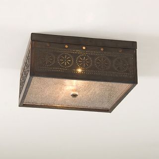  Light with Chisel Punched Tin Design Eye Catching IrvinS
