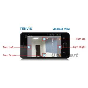 Tenvis JPT3815W IP Camera Wireless Pantilt WiFi Audio Webcam iPhone