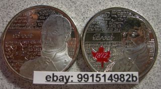 2012 War of 1812 Canada General Sir Isaac Brock 25 Cent Quarter Mint