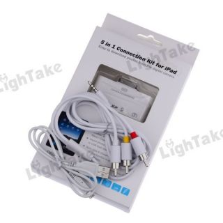  Kit USB AV Video Cable Accessories F iPad iPad2 iPad3