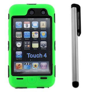 Deluxe 3Piece Hard Case Cover Skin for iPod Touch 4 4G 4th Gen