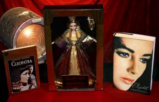 Elizabeth Taylor Barbie Cleopatra DVD Liz Book Mint in Box