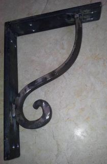 Rusted Wrought Iron Corbel Marble Support Bracket Countertops Mantels