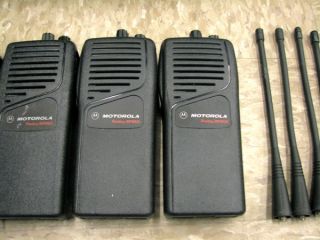 Motorola GP350 UHF 16 CH Radios w Gang Charger