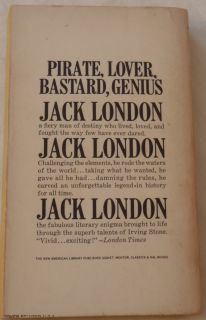 Jack London Sailor on Horseback Irving Stone Classic Adventure Novel