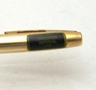 Sheaffer Imperial 777 12K GF Gold Mechanical Pencil