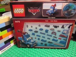 Lego 9479 Disney Pixar Cars Ivan Mater Blue Tow Truck Vehicle BNIB