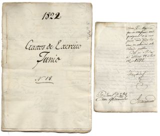 Military Returns June 1822 Signed by Agustin Iturbide