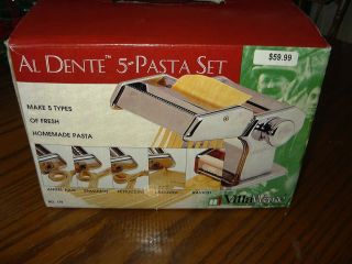 Al Dente 5 pasta maker machine VillaWare Italian 178 makes 5 noodles