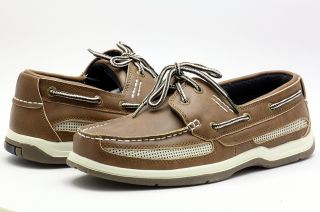 Island Surf Mens Cod Boat Shoes Tan Loafer St 11011TAN
