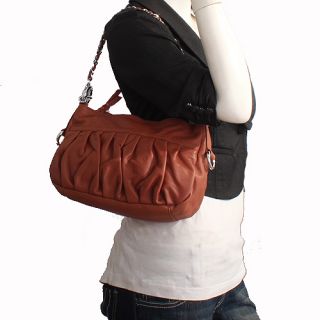 Genuine Italian Leather Brown Handbags, Purse, Hobo Bag, Satchel, Tote