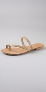 Tapeet Toe Ring Flat Sandals