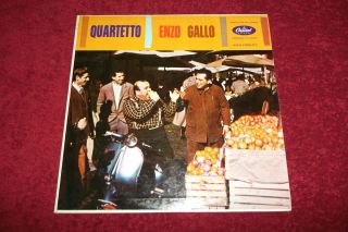 Enzo Gallo Quartetto LP Vinyl Capitol Records Mono Italian Pop
