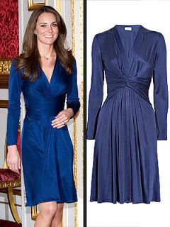 Issa London Blue Royal Engagement Dress US 6 UK 10 New