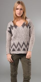 Madewell Log Cabin Pullover Sweater