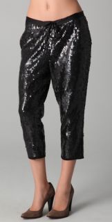 Gryphon Cropped Sequined Pants