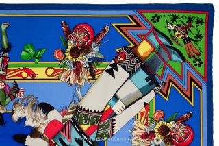 From popular American artist Kermit Oliver, here we have Kachinas.