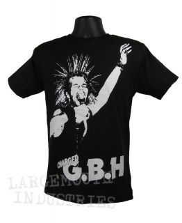 GBH Charged Collin Old School UK Punk T Shirt