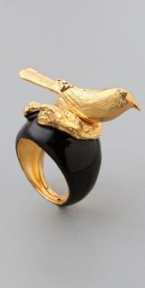 Kenneth Jay Lane Bird Ring