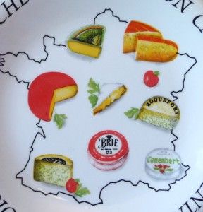 Ceramica Quadrifoglio Italy Salad Plates Cheeses