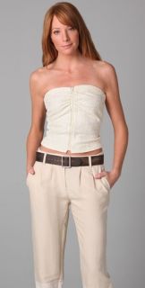 See by Chloe Zip Front Bustier Top