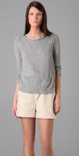 3.1 Phillip Lim Pullover Sweater with Cropped Back