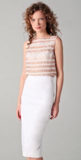 No. 21 Sleeveless Shirt with Lace Detail