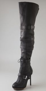 L.A.M.B. Glamette Thigh High Boots