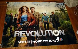 Revolution NBC TV 5ft Poster 2012 Tracy Spiridakos JJ Abrams