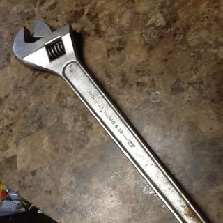 Williams Co 24 inch Adjustable Wrench 24 inch Crescent Wrench