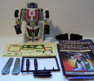 Wheeljack Transformers G1 1984 Vintage Original 100 Complete