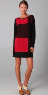 VIKTOR & ROLF Plaid Sweater Dress