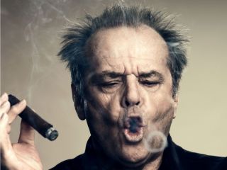 D6664 Jack Nicholson Cigar Smoke Ring Legendary Actor 32x24 Poster