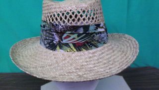 Original Panama Jack Wide Brim Straw Hat