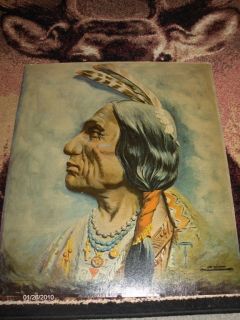 Vintage Chief Blackhawk Beer Poster RARE