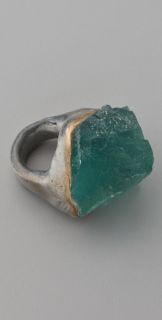 Adina Mills Design Green Fluorite Ring