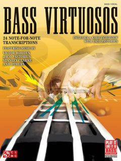 Bass Virtuosos Victor Wooten Jaco Pastorius Bass Guitar Tab Sheet