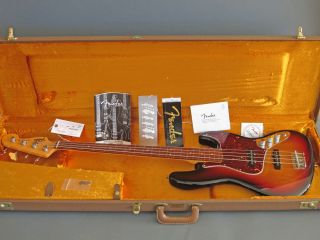 Fender Jaco Pastorius Fretless Jazz Bass Guitar USA Worldwide Shipping