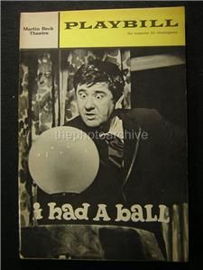1965 Jack Lawrence Karen Morrow I Had A Ball Signed Theatre Playbill