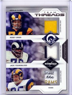 Jack Youngblood 07 Limited Laundry Tag Patch w Olsen Patch Grier Patch
