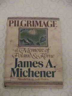 James A Michener Pilgrimage 1st Edition Fine Lech Walesa 0878579109