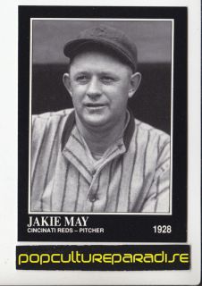 Jackie May 1991 Conlon Baseball Collection Card 319