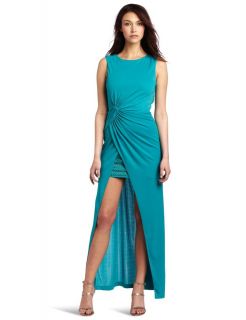 New BCBG Jade Ariel Draped Gown XS $358 LMR6Q909