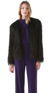 Rachel Zoe Brooklyn Faux Fur Coat