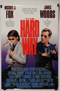 The Hard Way 1991 Michael J Fox James Woods 1SHT Original Movie Poster