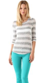Whetherly Wood Boucle Stripe Sweater