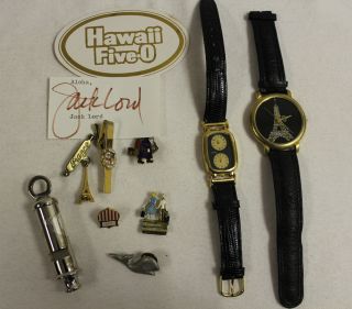 Jack Lords Family Owned 9 Pcs Stuff from Jack Lord Estate