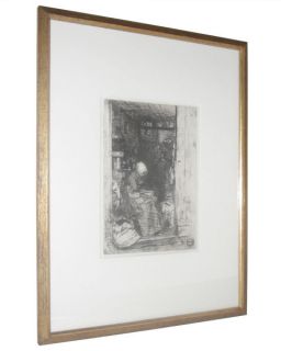 James Abbott McNeill Whistler Framed Etching